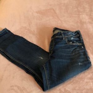 Plus size Silver Suki Ankle Skinny Jeans size 16